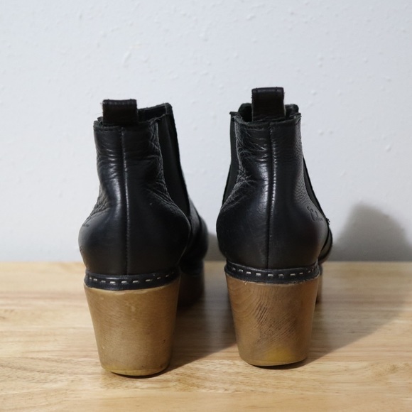 CALOU STOCKHOLM | Black Leather Doris Booties Clogs Size 40 - Picture 5 of 7